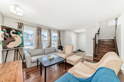 16 Skyview Springs Road Ne, Calgary, AB - Indoor Photo Showing Living Room