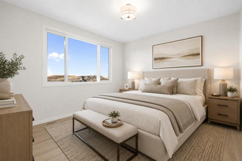 147 Marmot Grove Nw, Calgary, AB - Indoor Photo Showing Bedroom