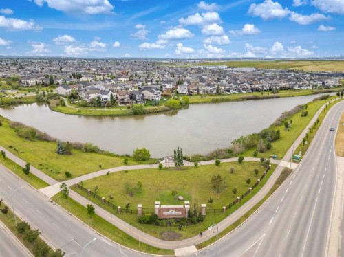 194 Brightonstone Bay Se, Calgary, AB - Outdoor With Body Of Water With View