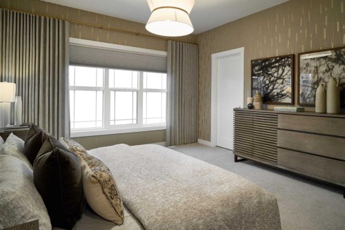 90 Silver Spruce Road Sw, Calgary, AB - Indoor Photo Showing Bedroom