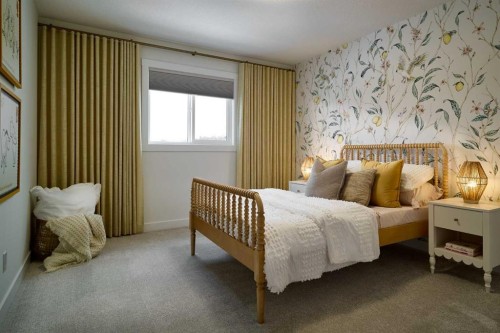 90 Silver Spruce Road Sw, Calgary, AB - Indoor Photo Showing Bedroom