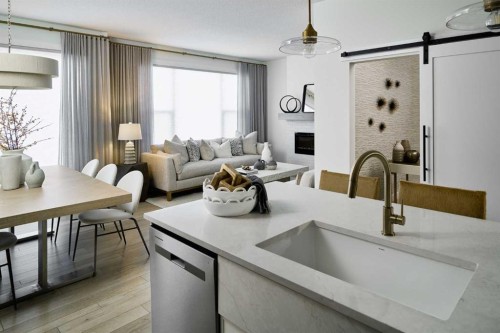 90 Silver Spruce Road Sw, Calgary, AB - Indoor Photo Showing Dining Room