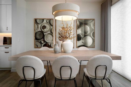 90 Silver Spruce Road Sw, Calgary, AB - Indoor Photo Showing Dining Room
