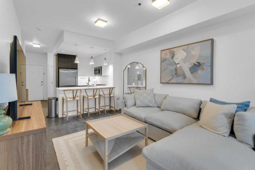 228-305 18 Avenue Sw, Calgary, AB - Indoor Photo Showing Living Room