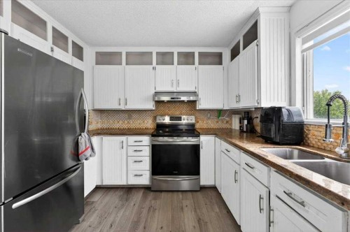 6979 Laguna Way Ne, Calgary, AB - Indoor Photo Showing Kitchen With Double Sink