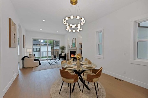 2221 Halifax Crescent Nw, Calgary, AB - Indoor Photo Showing Dining Room