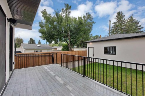 2221 Halifax Crescent Nw, Calgary, AB - Outdoor With Deck Patio Veranda With Exterior