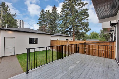 2221 Halifax Crescent Nw, Calgary, AB - Outdoor With Deck Patio Veranda With Exterior