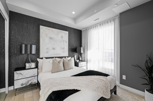 209-310 15 Avenue Sw, Calgary, AB - Indoor Photo Showing Bedroom
