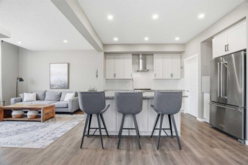 393 Masters Avenue Se, Calgary, AB - Indoor Photo Showing Kitchen