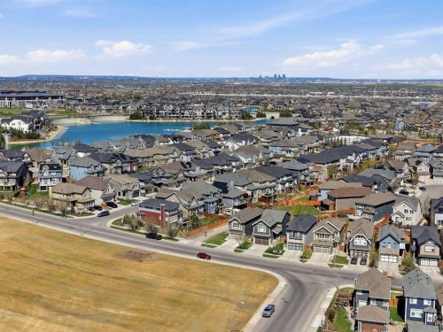 393 Masters Avenue Se, Calgary, AB - Outdoor With Body Of Water With View