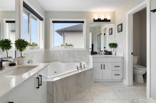 836 Edgefield Street, Strathmore, AB - Indoor Photo Showing Bathroom