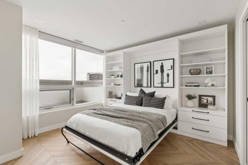 717-8505 Broadcast Avenue Sw, Calgary, AB - Indoor Photo Showing Bedroom