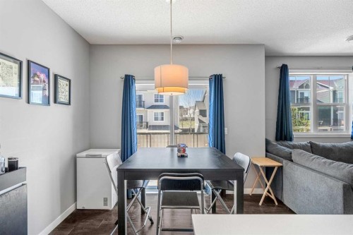 903-881 Sage Valley Boulevard, Calgary, AB - Indoor Photo Showing Dining Room