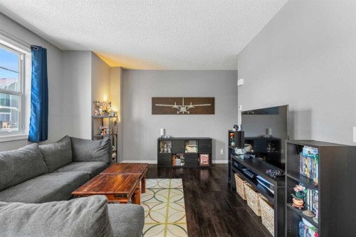 903-881 Sage Valley Boulevard, Calgary, AB - Indoor Photo Showing Living Room