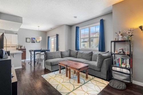 903-881 Sage Valley Boulevard, Calgary, AB - Indoor Photo Showing Living Room