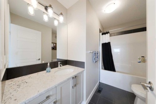 41 Precedence Glen, Cochrane, AB - Indoor Photo Showing Bathroom