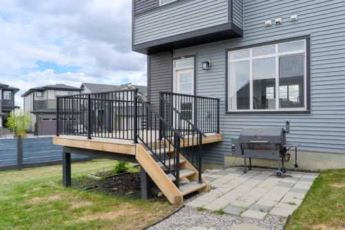 41 Precedence Glen, Cochrane, AB - Outdoor With Deck Patio Veranda