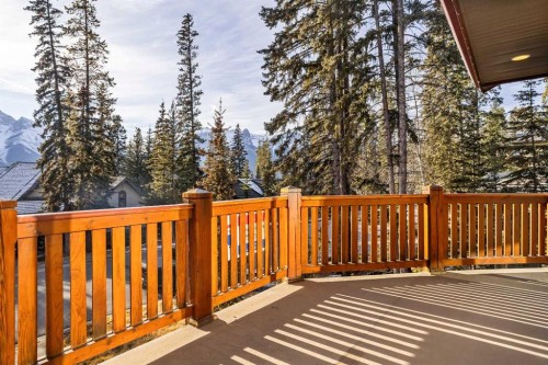 4-124 Silvertip Ridge, Canmore, AB - Outdoor With Deck Patio Veranda