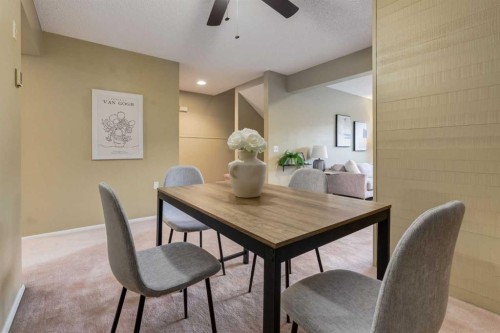 10-3302 50 Street Nw, Calgary, AB - Indoor Photo Showing Dining Room