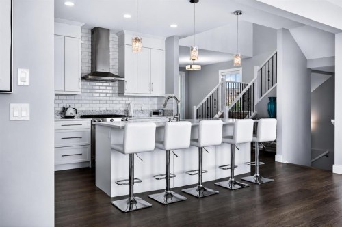 219 Legacy Mount Se, Calgary, AB - Indoor Photo Showing Kitchen With Upgraded Kitchen
