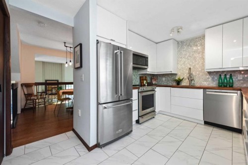 49-27 Silver Springs Drive Nw, Calgary, AB - Indoor Photo Showing Kitchen With Stainless Steel Kitchen