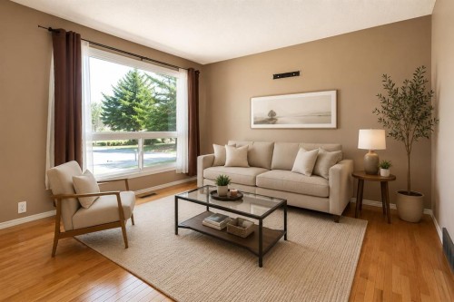 31-5625 Silverdale Drive Nw, Calgary, AB - Indoor Photo Showing Living Room