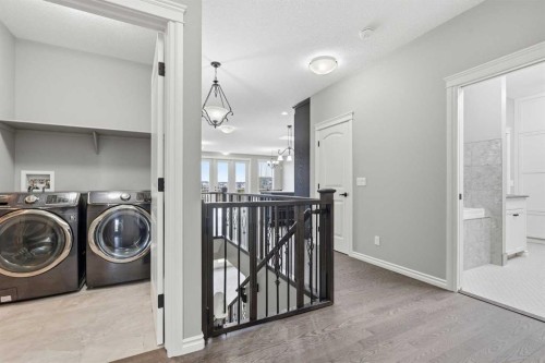 9 Kingsbridge Place Se, Airdrie, AB - Indoor Photo Showing Laundry Room