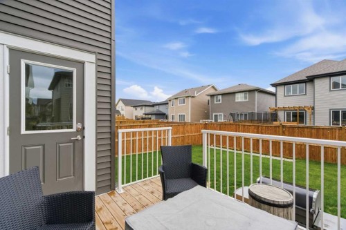 90 Saddlebred Place, Cochrane, AB - Outdoor With Deck Patio Veranda With Exterior