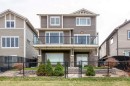 49 Cimarron Springs Circle, Okotoks, AB  - Outdoor With Balcony With Deck Patio Veranda With Facade 