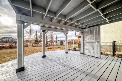 161 West Creek Pond, Chestermere, AB - Outdoor With Deck Patio Veranda