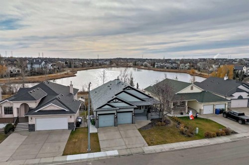 161 West Creek Pond, Chestermere, AB - Outdoor With Facade