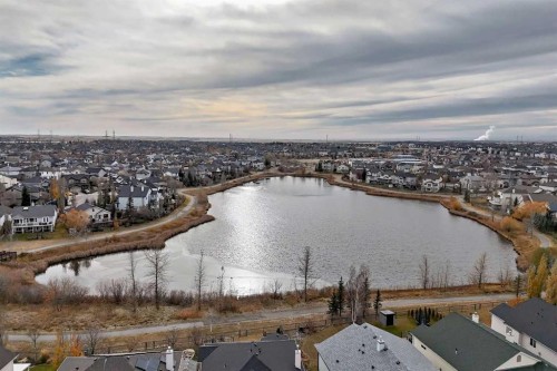 161 West Creek Pond, Chestermere, AB - Outdoor With Body Of Water With View