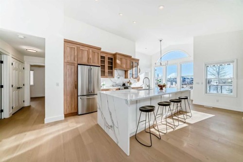 161 West Creek Pond, Chestermere, AB - Indoor Photo Showing Kitchen With Upgraded Kitchen