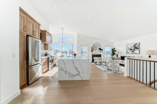 161 West Creek Pond, Chestermere, AB - Indoor Photo Showing Kitchen With Upgraded Kitchen