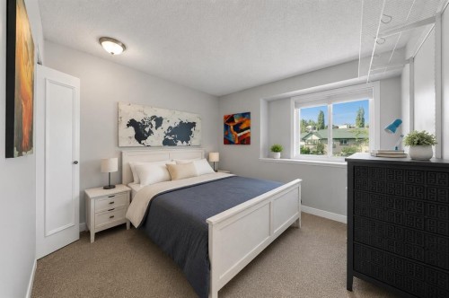 107 Mission Road Sw, Calgary, AB - Indoor Photo Showing Bedroom