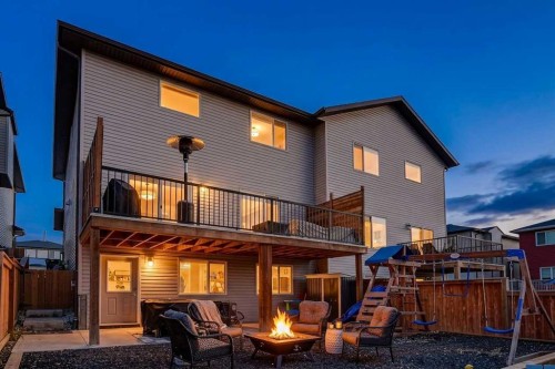 42 Baysprings Way Sw, Airdrie, AB - Outdoor With Deck Patio Veranda With Exterior