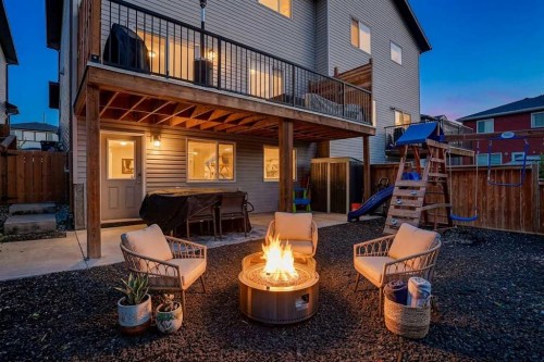 42 Baysprings Way Sw, Airdrie, AB - Outdoor With Deck Patio Veranda With Exterior