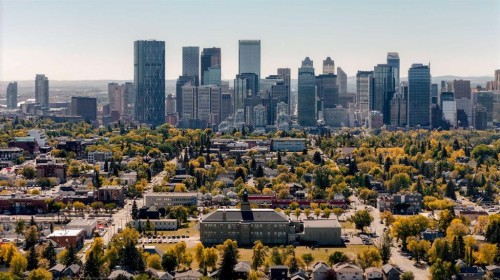 129 18 Avenue Nw, Calgary, AB - Outdoor With View