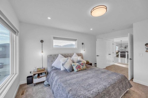 97 Baysprings Gardens Sw, Airdrie, AB - Indoor Photo Showing Bedroom