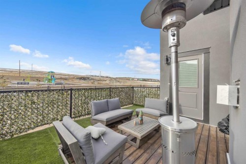 97 Baysprings Gardens Sw, Airdrie, AB - Outdoor With Deck Patio Veranda