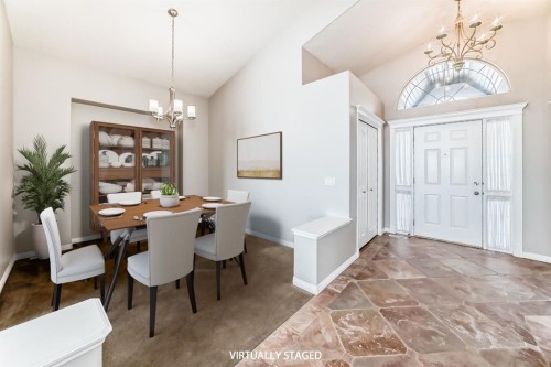 35 Arbour Vista Way Nw, Calgary, AB - Indoor Photo Showing Dining Room