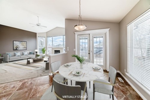 35 Arbour Vista Way Nw, Calgary, AB - Indoor Photo Showing Dining Room