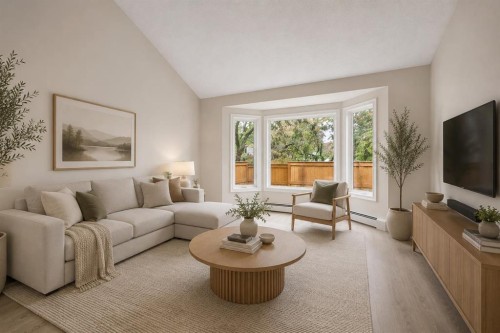 107 Tararidge Close Ne, Calgary, AB - Indoor Photo Showing Living Room