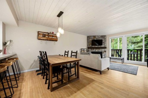 1-1061 Evergreen Circle, Canmore, AB - Indoor With Fireplace
