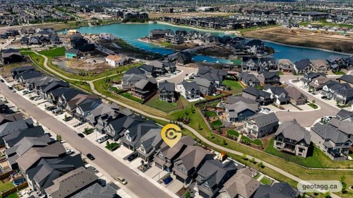 236 Marina Grove Se, Calgary, AB - Outdoor With Body Of Water With View