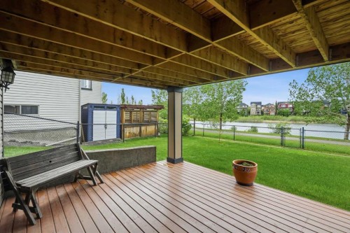 114 Cougarstone Crescent Sw, Calgary, AB - Outdoor With Deck Patio Veranda With Exterior