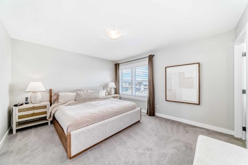 116 Precedence Way, Cochrane, AB - Indoor Photo Showing Bedroom