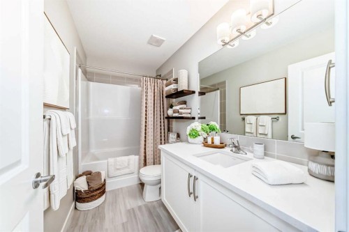 116 Precedence Way, Cochrane, AB - Indoor Photo Showing Bathroom