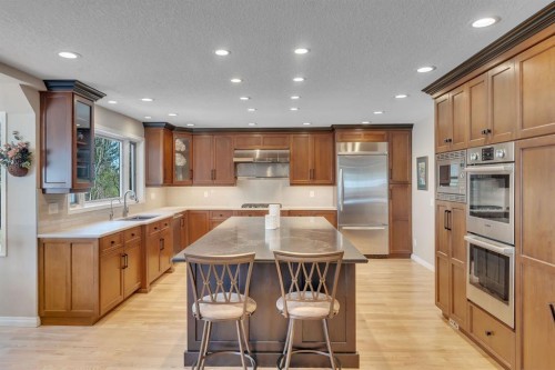 28 Woodacres Way Sw, Calgary, AB - Indoor Photo Showing Kitchen With Upgraded Kitchen
